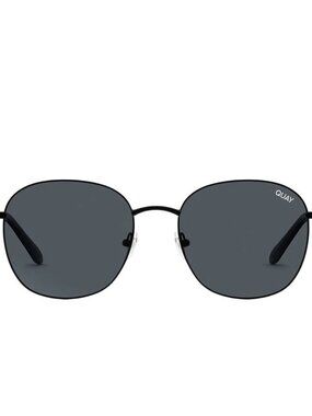 QUAY Unisex JEZABELL QU-000262 Black Frame /Smoke Polarized Lenses Sunglasses
